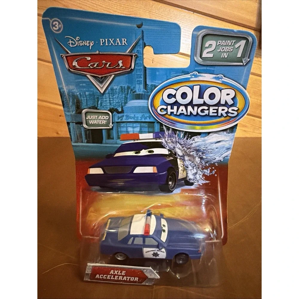 Mattel Disney Pixar Cars Color Changers Axle Accelerator 1:55 Diecast Car